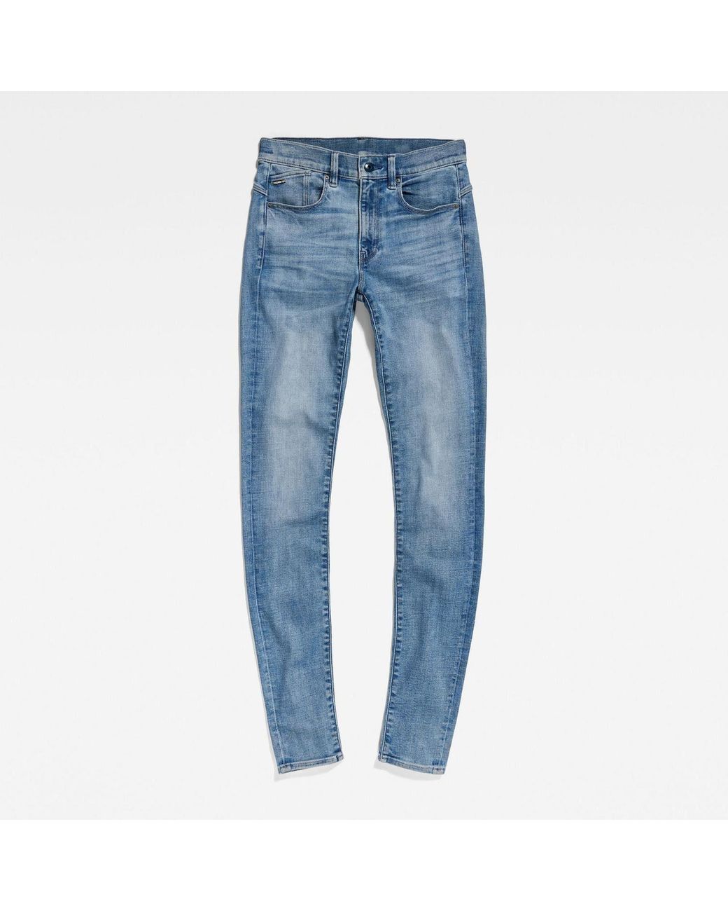 Lhana in Wmn RAW Skinny Lyst Regular-fit-Jeans DE | Blau G-Star