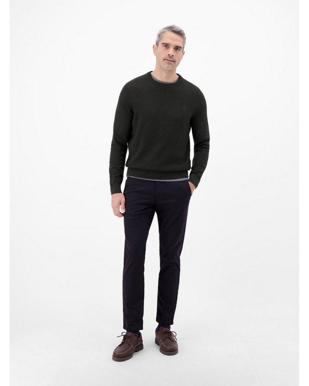 Lerros Strickpullover Herren Strickpullover in Black für Herren