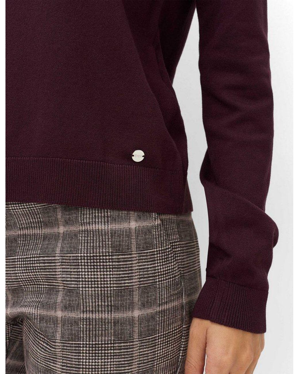 Brax Red Strickpullover Style Leni