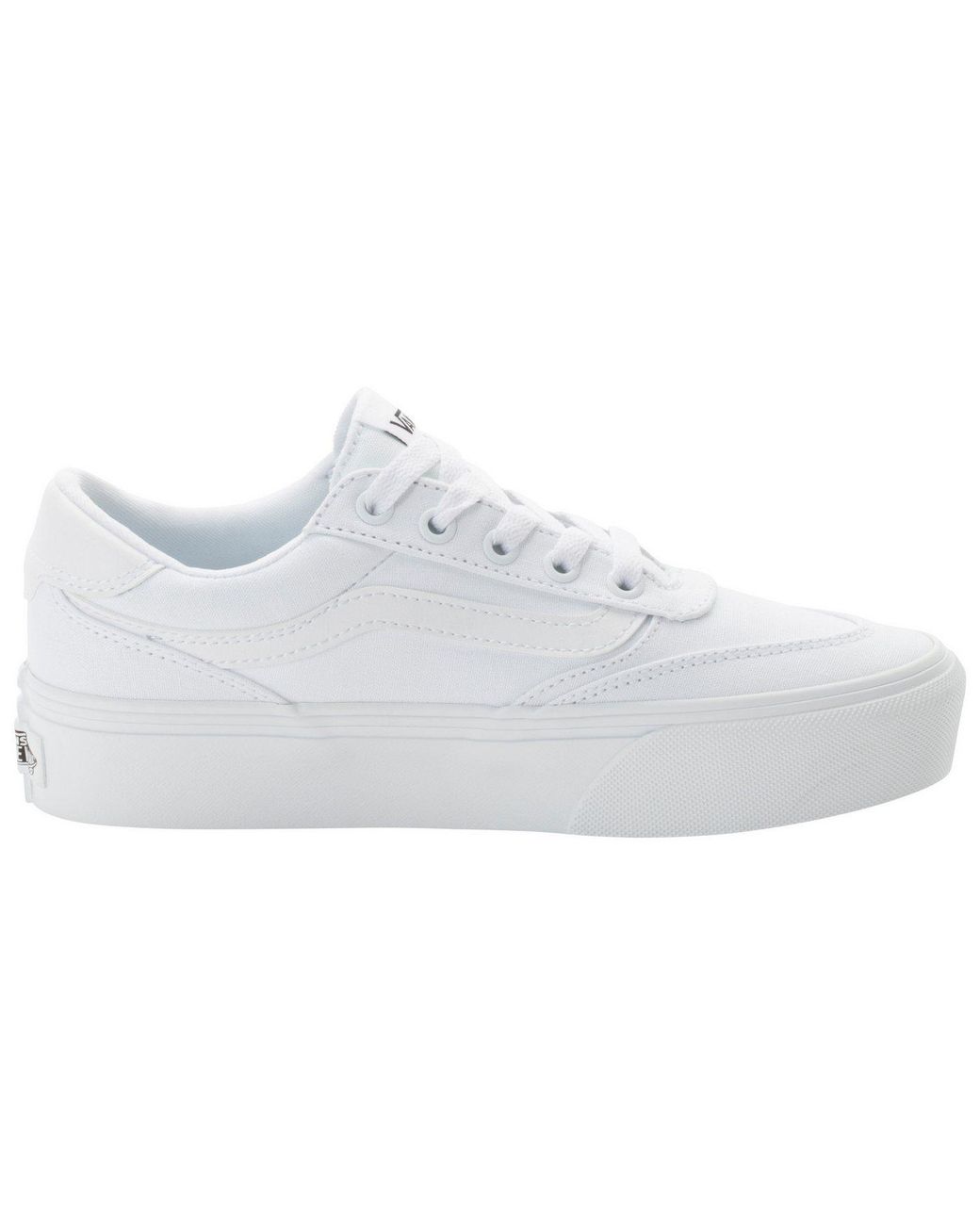 Vans White Brooklyn Ls Platform Sneaker