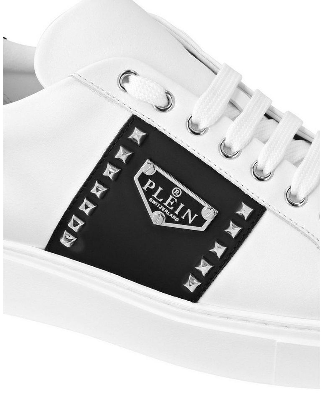 Philipp Plein White Hexagon Sneaker
