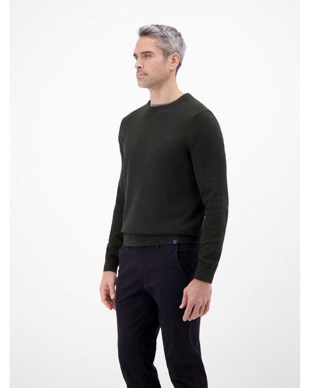 Lerros Strickpullover Herren Strickpullover in Black für Herren