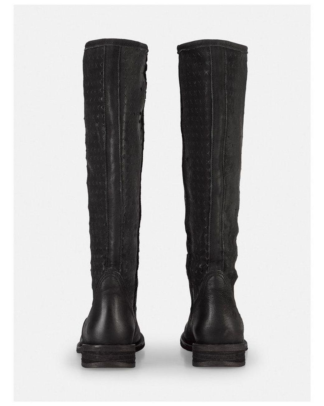 Felmini Black Stiefel Veloursleder Stiefel