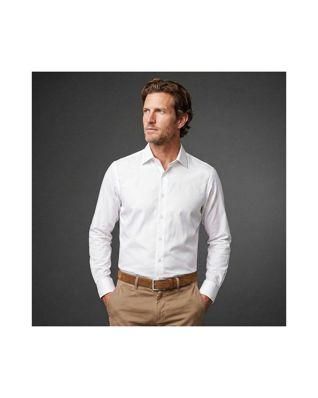 Lindenmann Ledergürtel in Brown für Herren