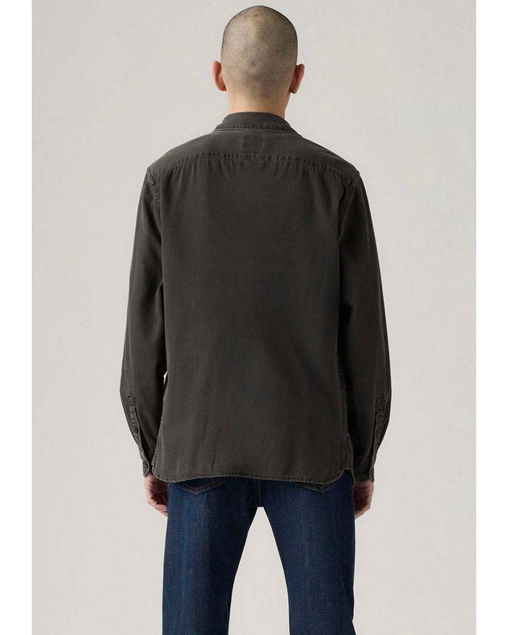 Levi's Langarmhemd Jackson Worker in Gray für Herren