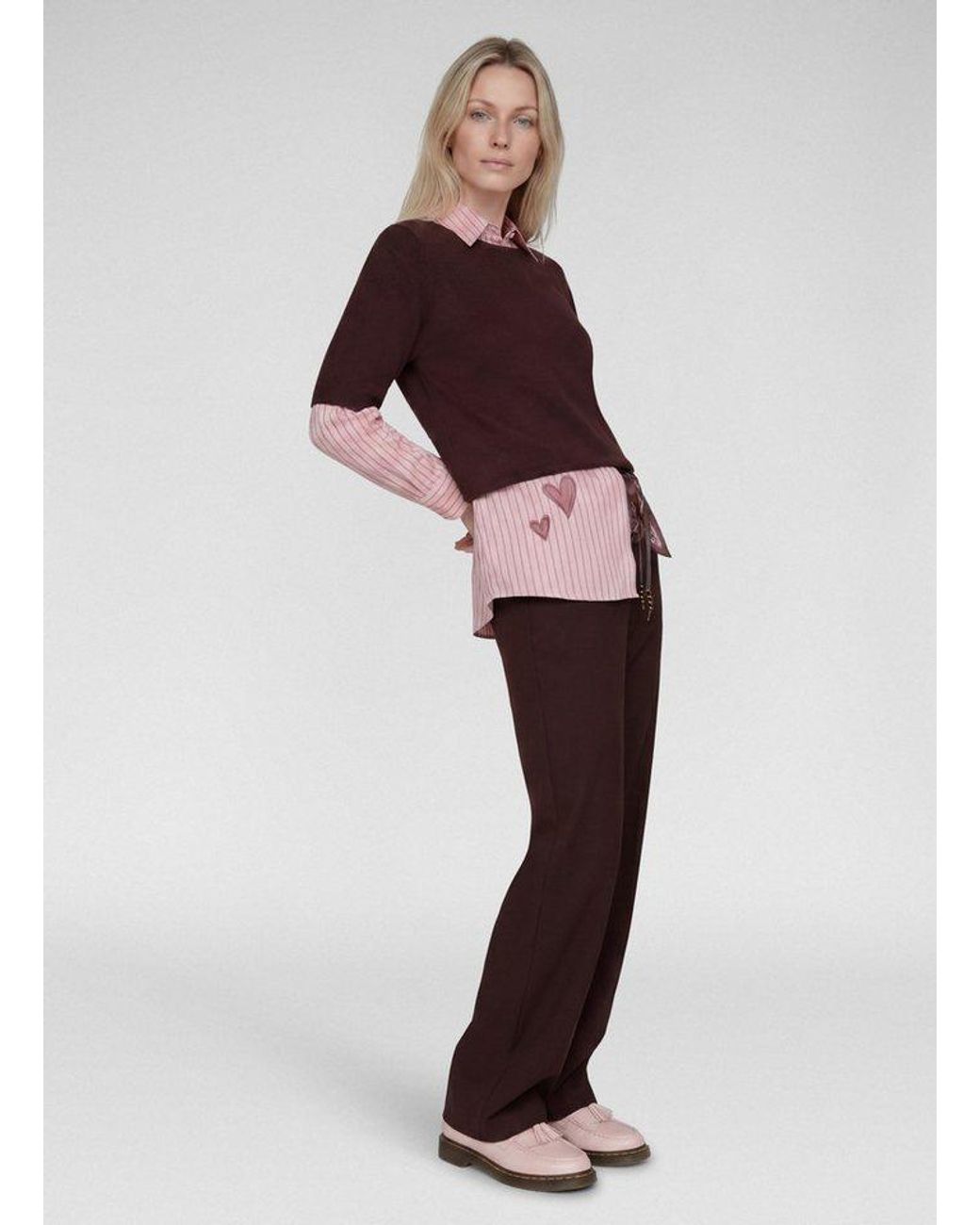 Rabe Brown Strickpullover Pullover