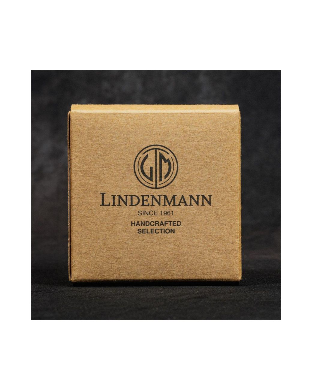 Lindenmann Ledergürtel in Orange für Herren