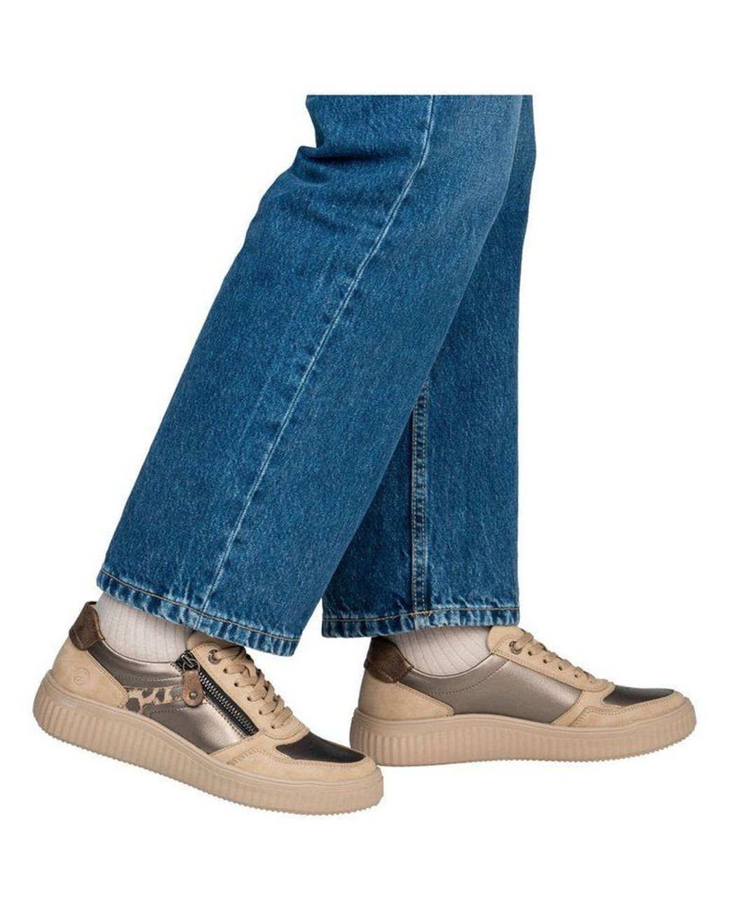 Remonte Natural Sneaker Lederimitat Sneaker