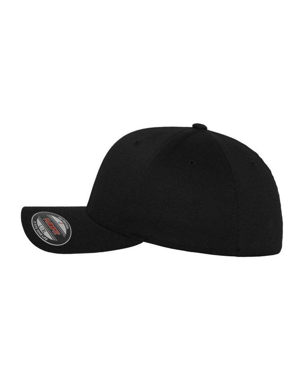 Flexfit Black Flex Cap Combed
