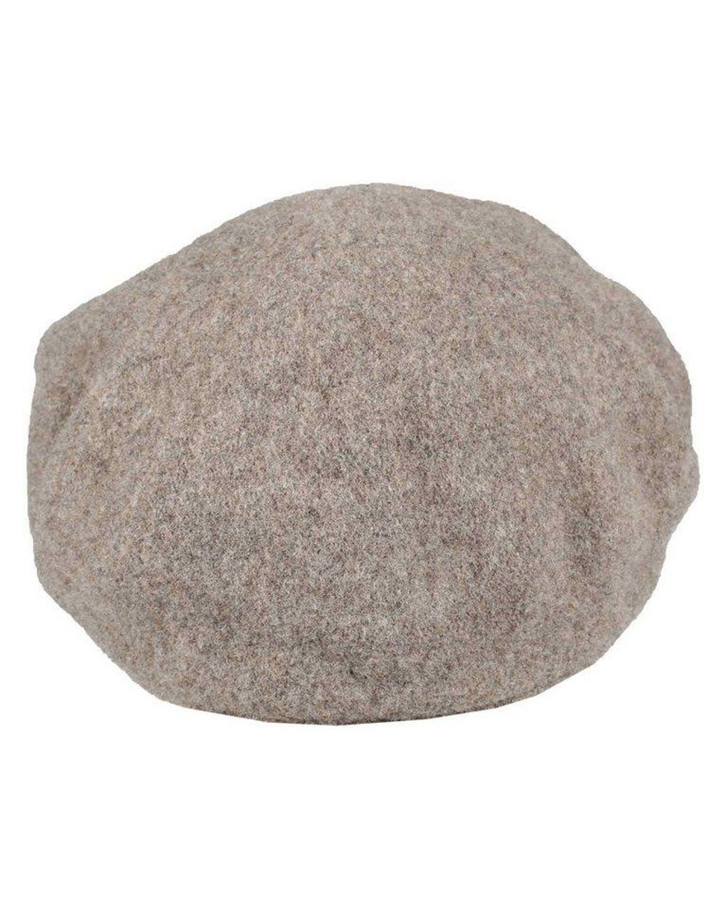 LOEVENICH Gray Strickmütze Wollschirmmütze