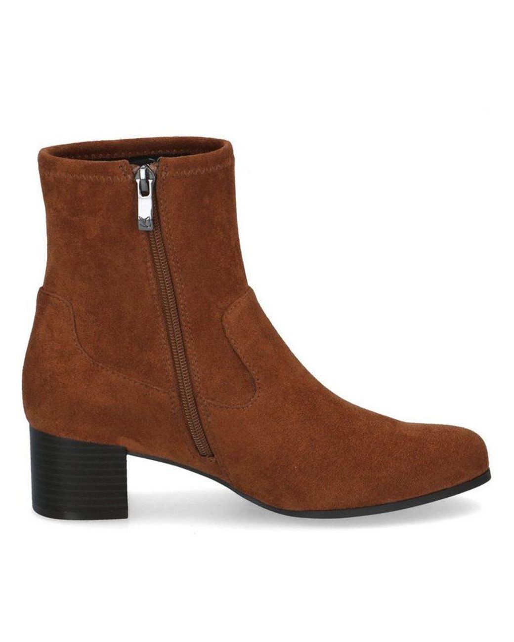 Caprice Brown Stiefelette Veloursleder Stiefelette