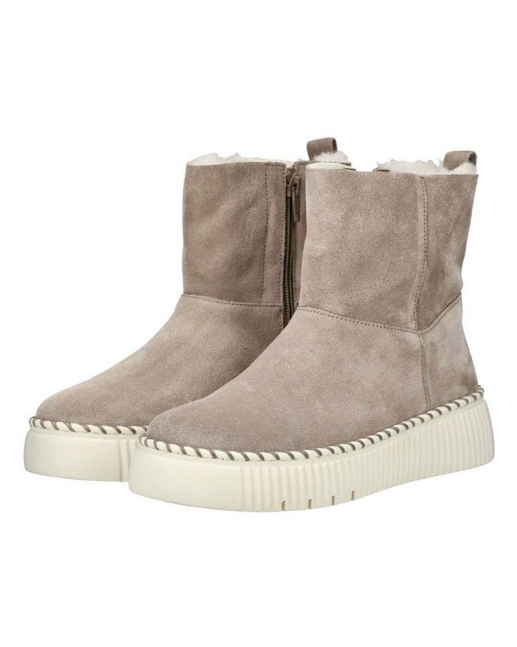 Gabor Natural Stiefelette Veloursleder Stiefelette