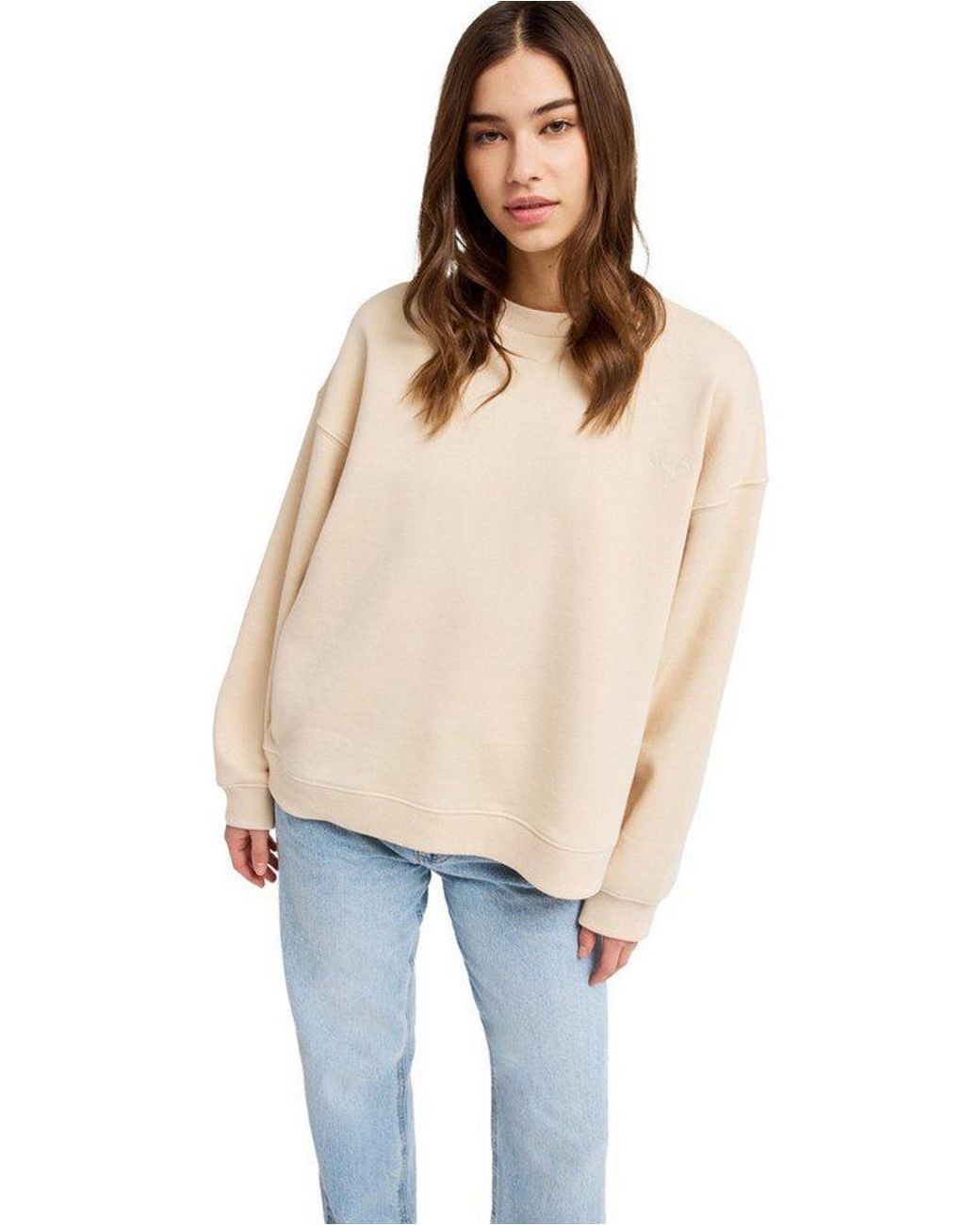 Roxy Natural Sweatshirt Please Please