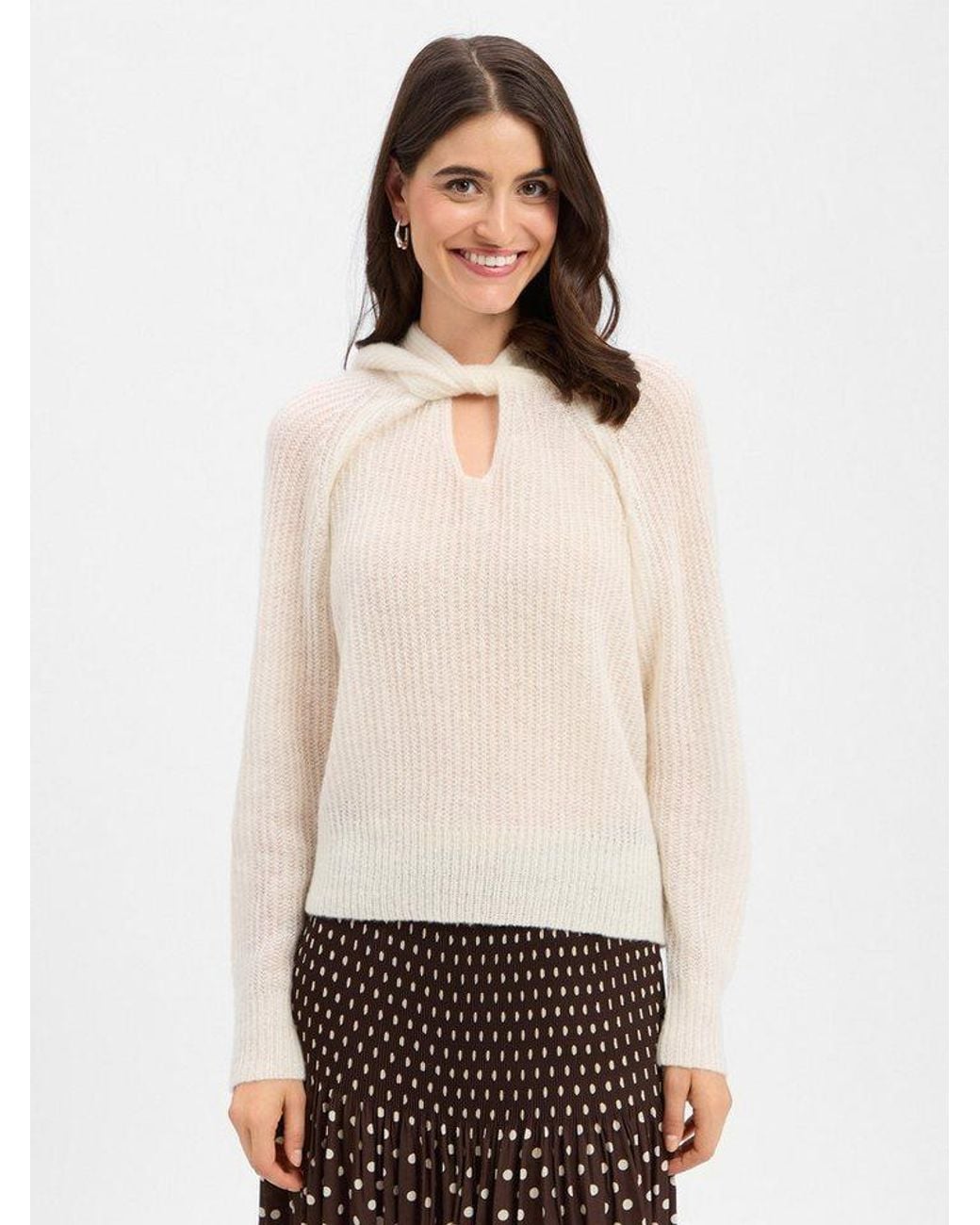 Joop! White Strickpullover Kolpa