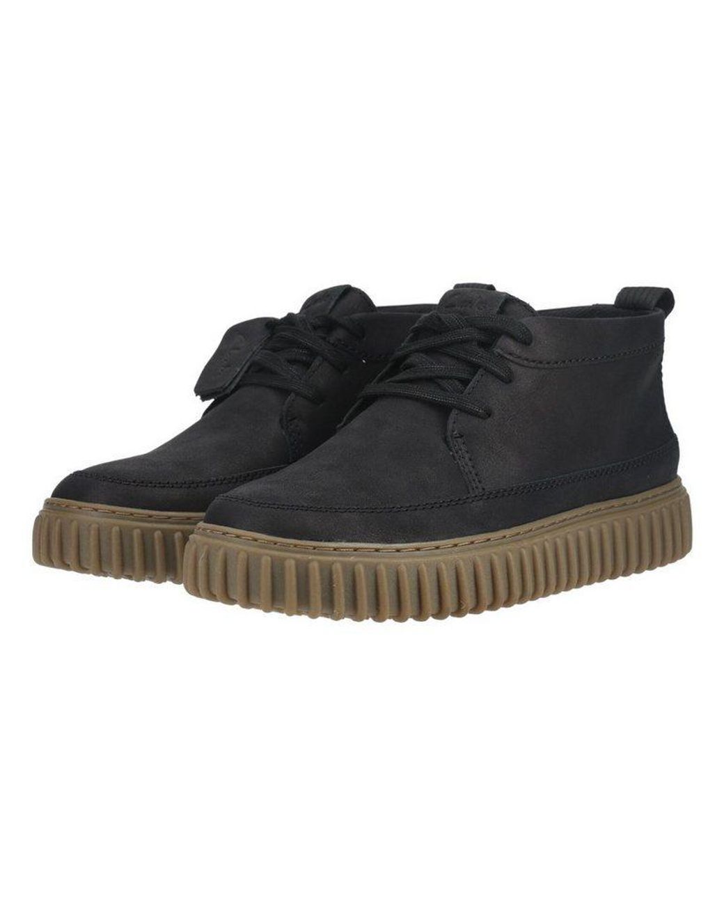 Clarks Stiefelette Leder Schnürstiefelette in Black für Herren