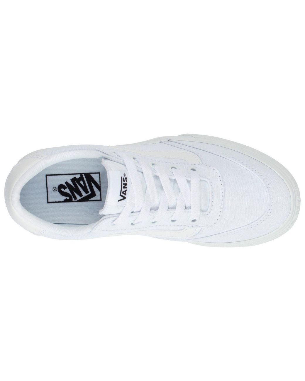Vans White Brooklyn Ls Platform Sneaker