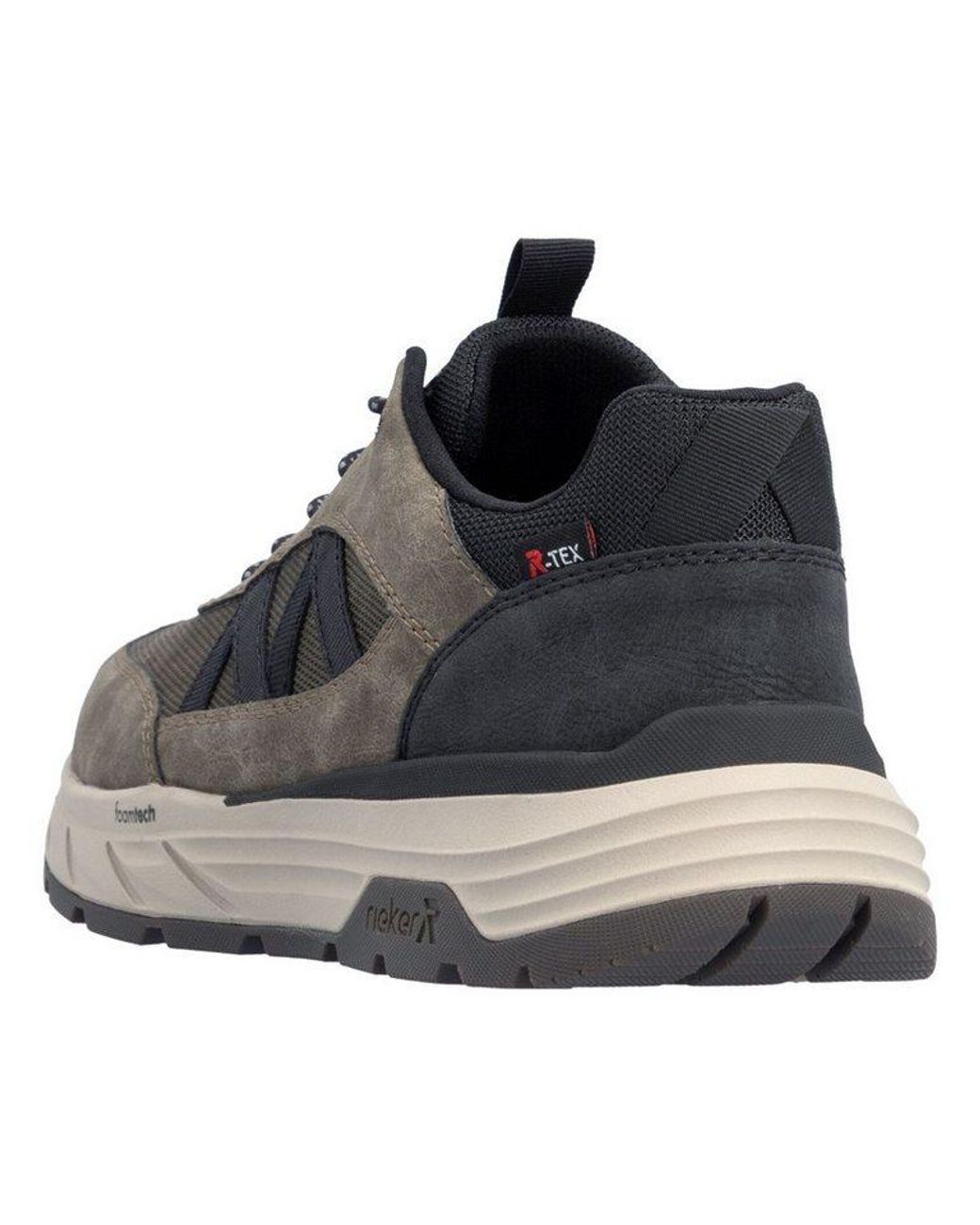 Rieker Sneaker Lederimitat/Textil Sneaker in Brown für Herren