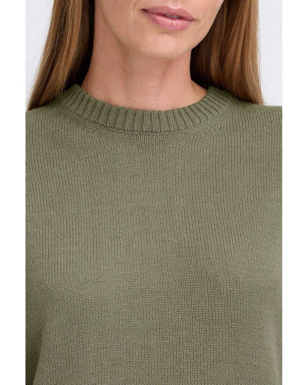 Oxmo Green Strickpullover Oxsamson Modischer Strickpullover