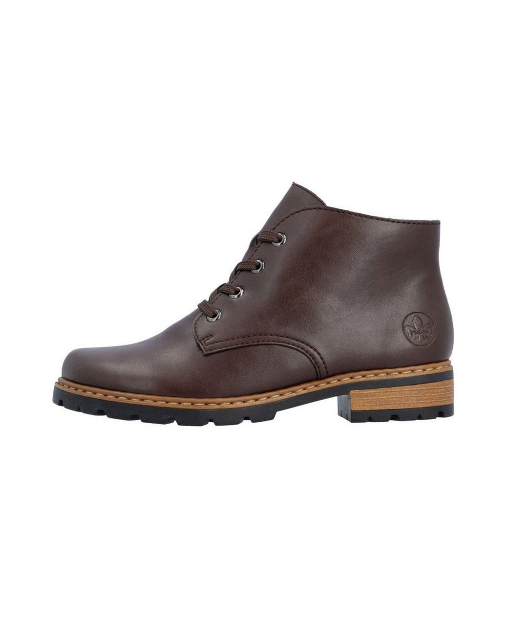 Rieker Black Z9310-25 Stiefelette Knöchelhoher Stiefel Mit Klassischer Schnürung