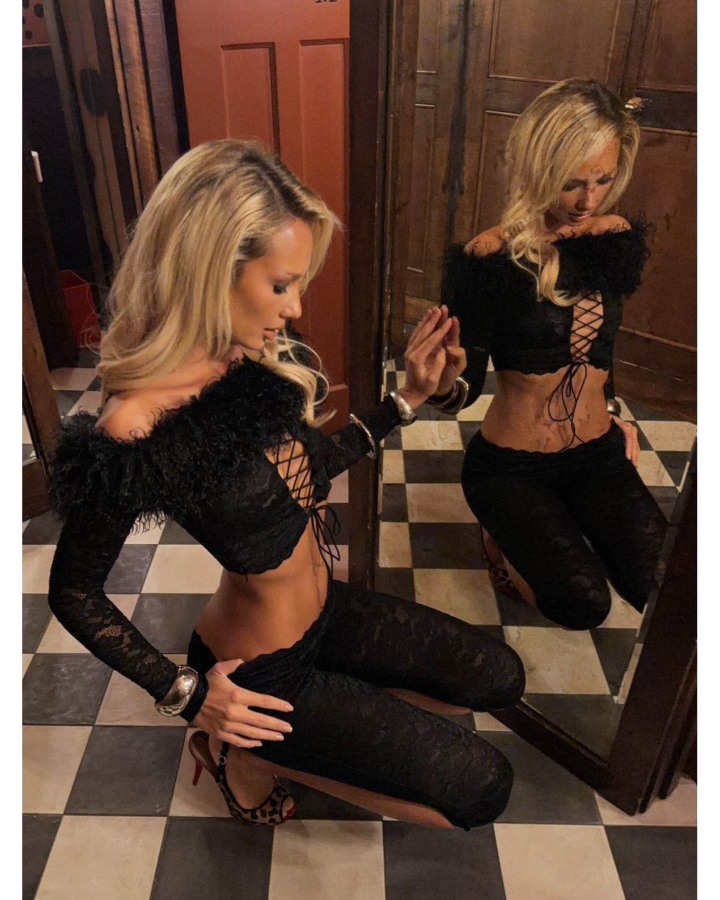 Outcast Black Rhachel Long Sleeve Top