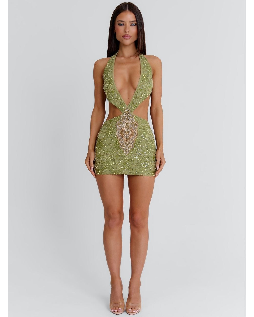 Outcast Brown Kamari Mini Dress