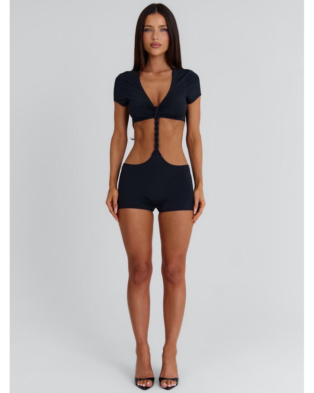Outcast Brown Renae Playsuit