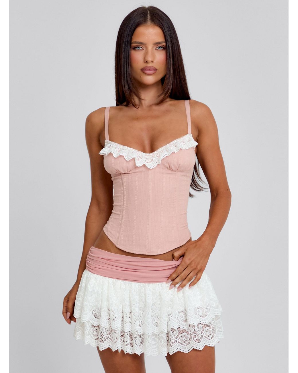 Outcast Multicolor Junera Top Blush