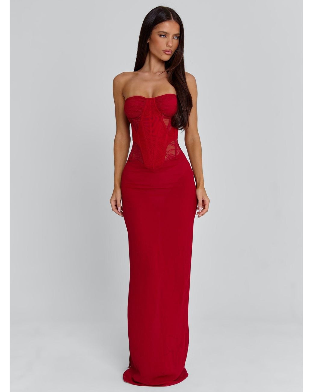 Outcast Red Alexiam Maxi Dress