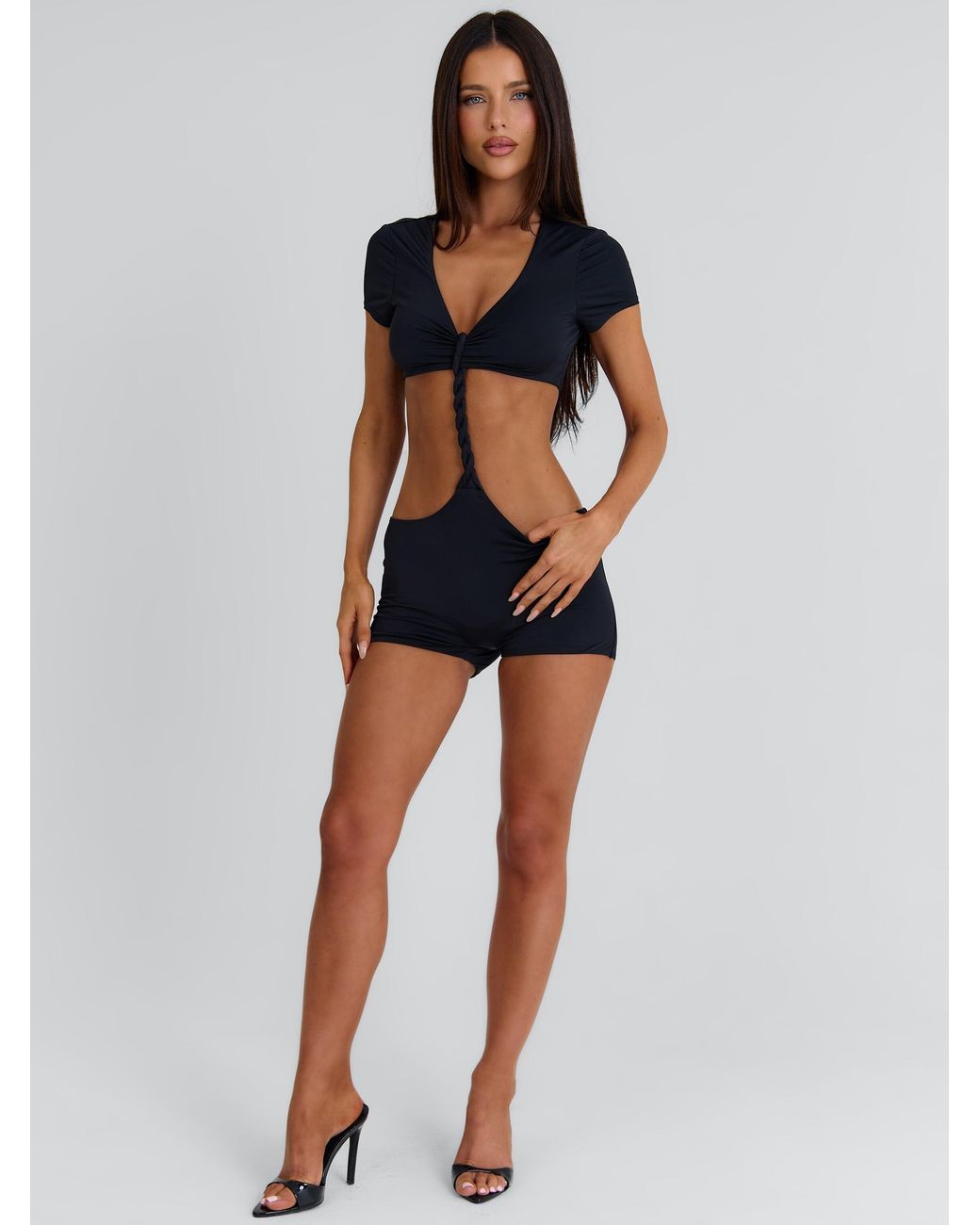 Outcast Brown Renae Playsuit