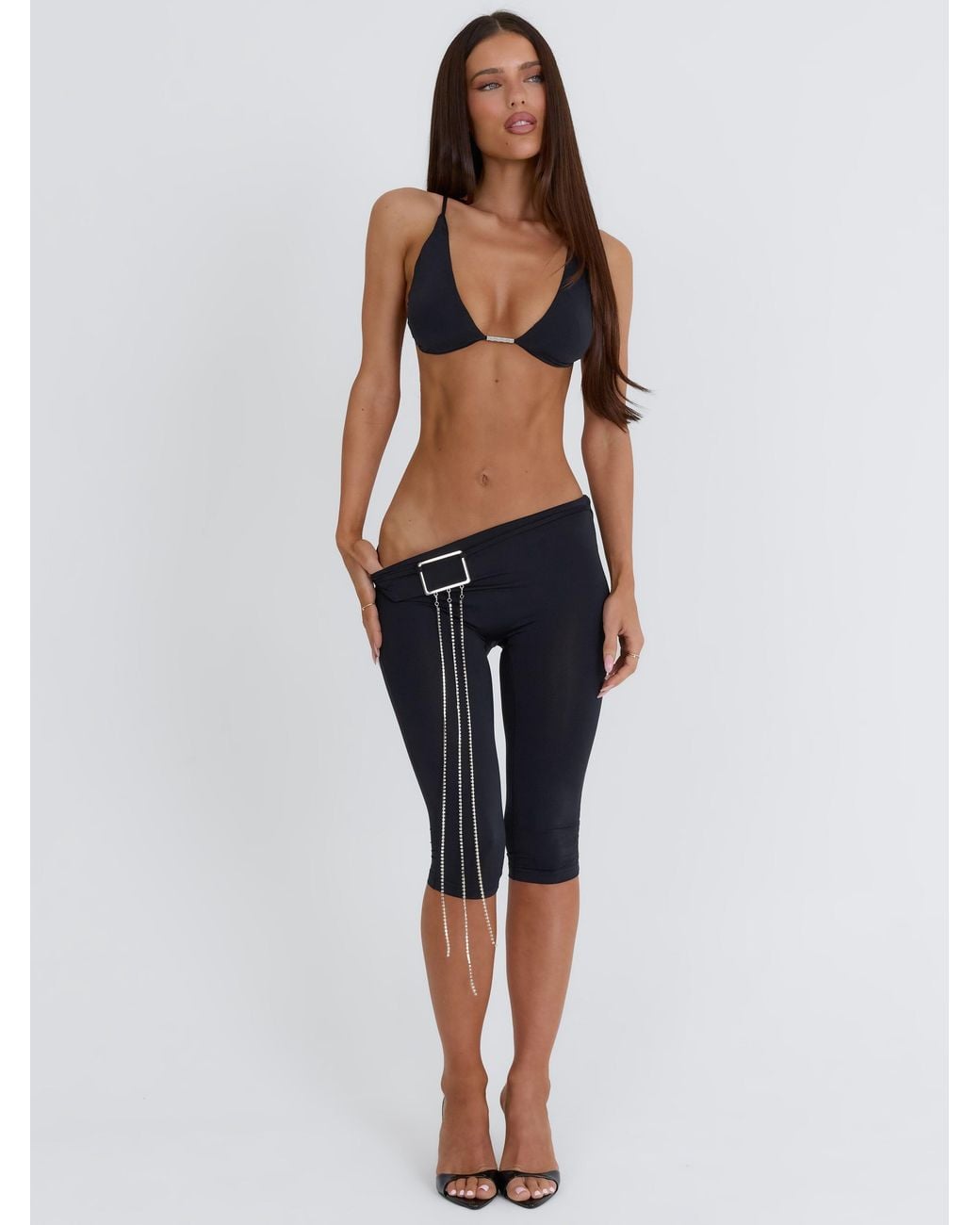 Outcast Black Xianna Capri Pants
