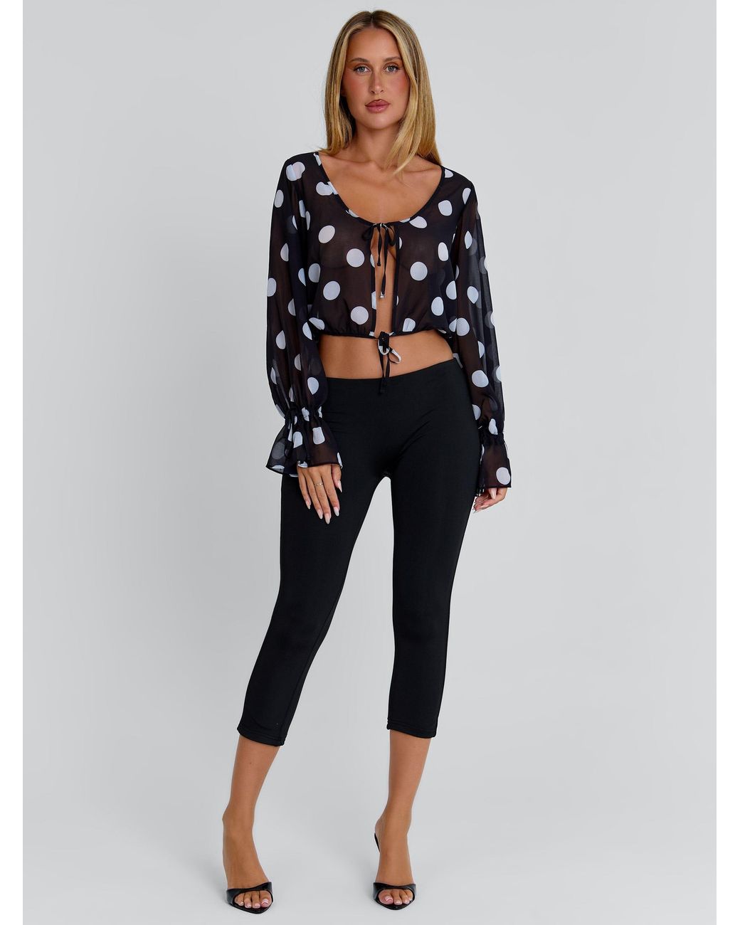 Outcast Brown Revi Top Polka Dot