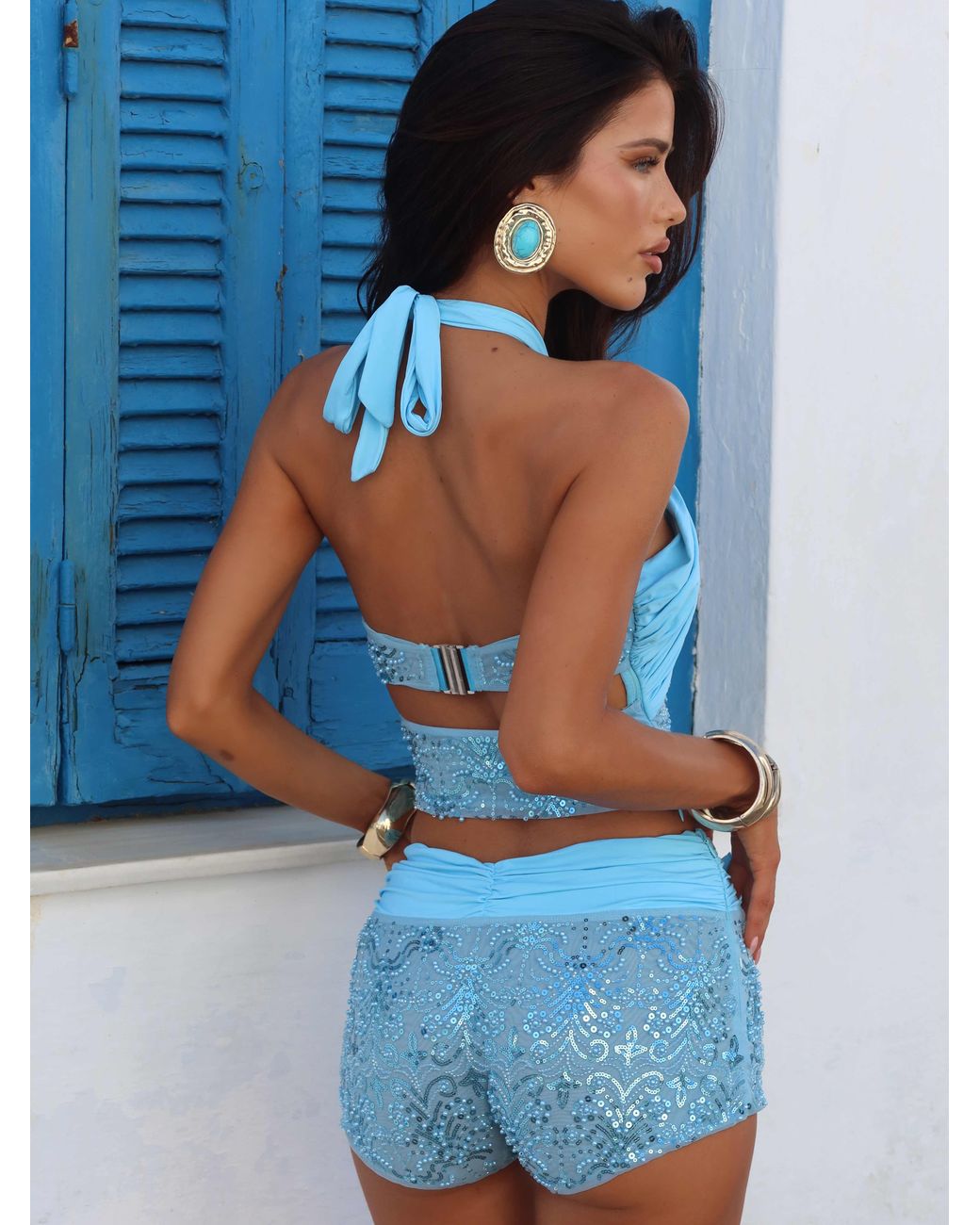 Outcast Blue Carlia Top