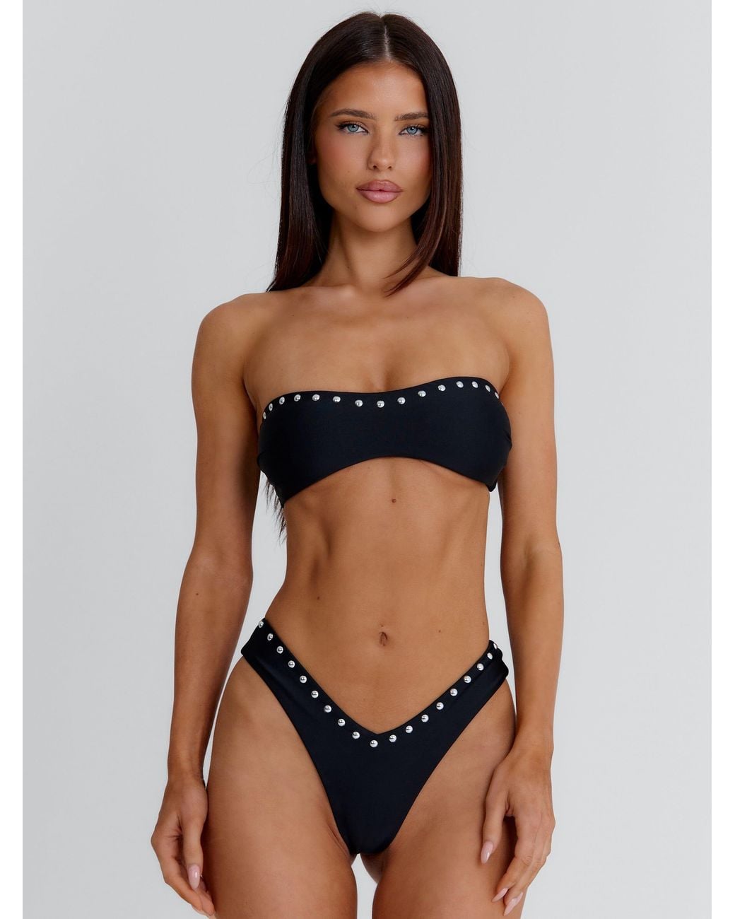 Outcast Gray Lorenia Bikini Top
