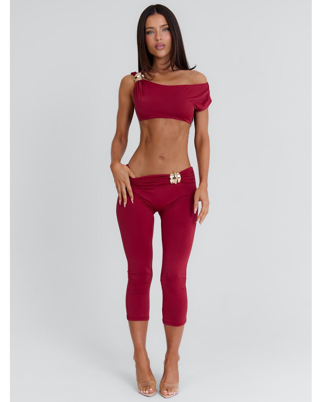 Outcast Brown Atheena Capri Pants Deep