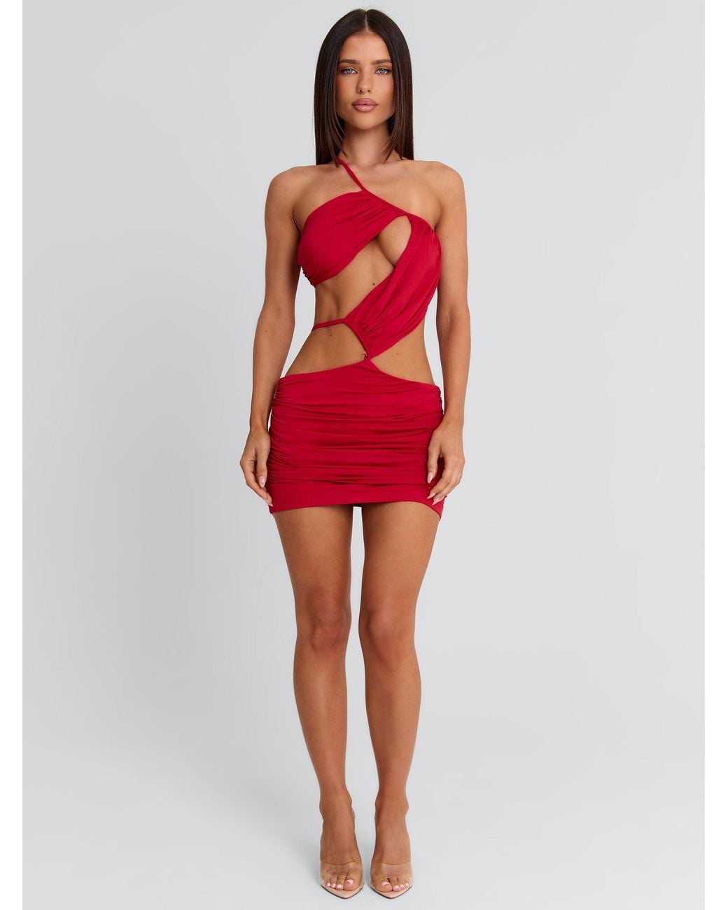 Outcast Red Celine Mini Dress