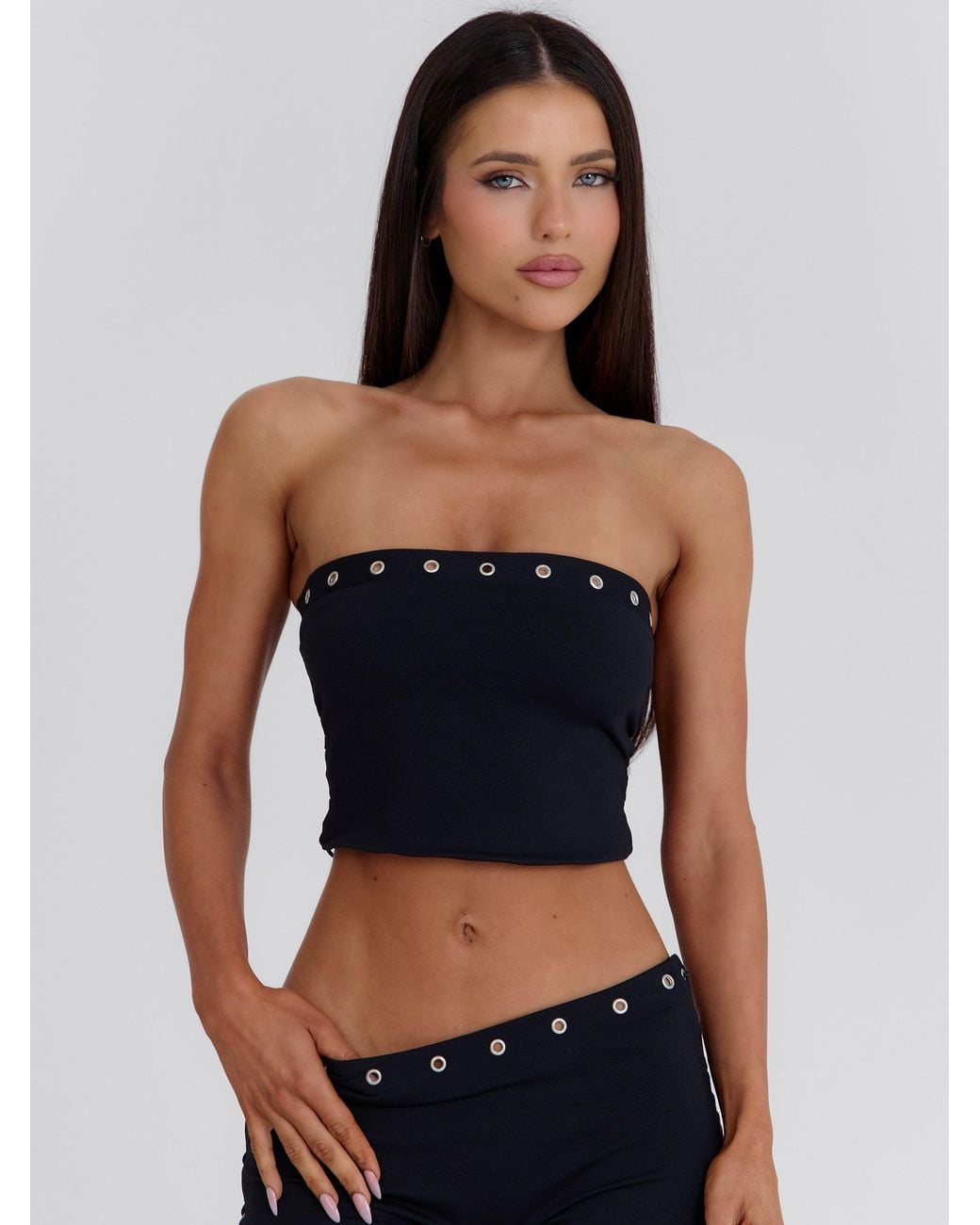 Outcast Black Roxie Longline Top