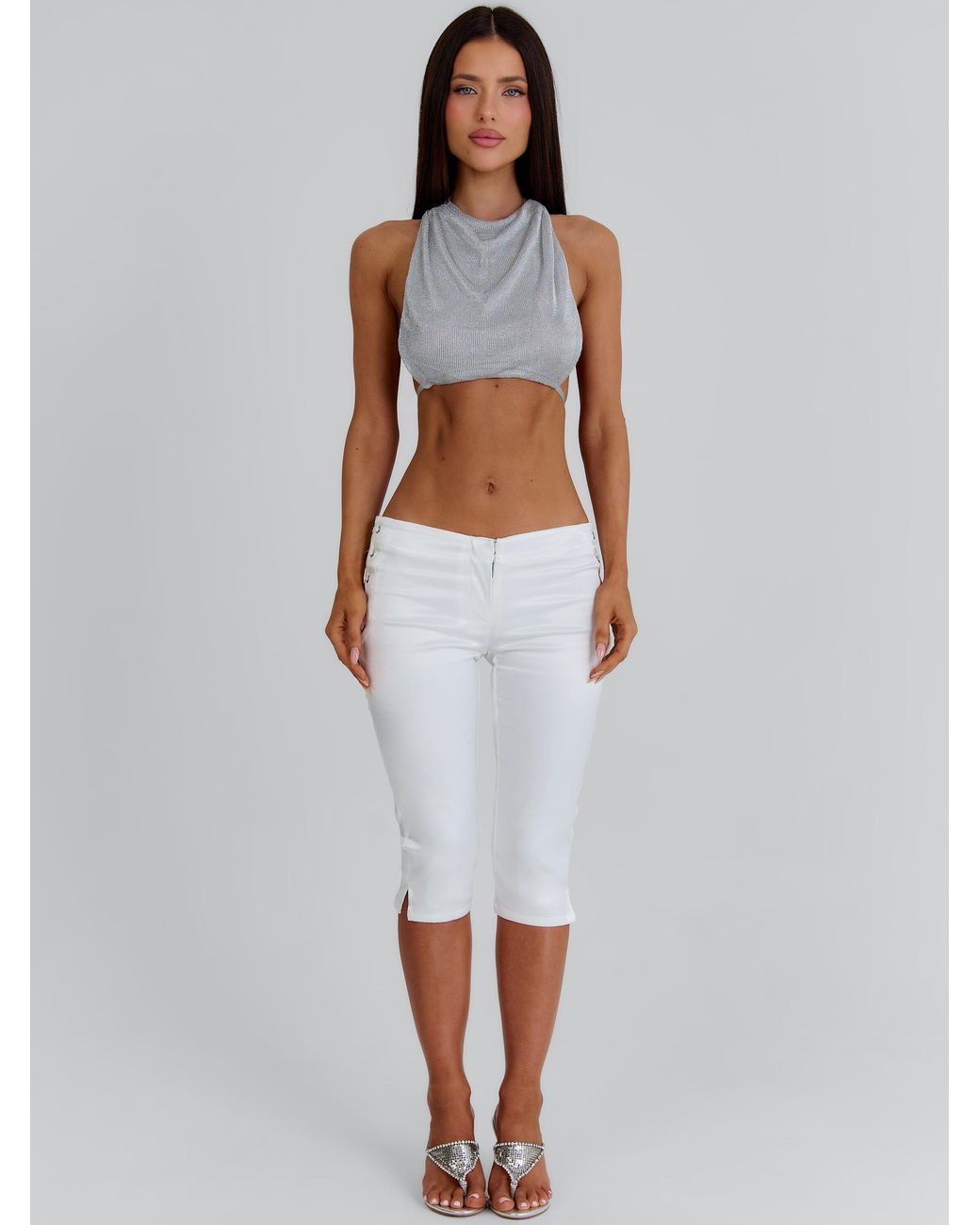 Outcast Metallic Ana Crop Top