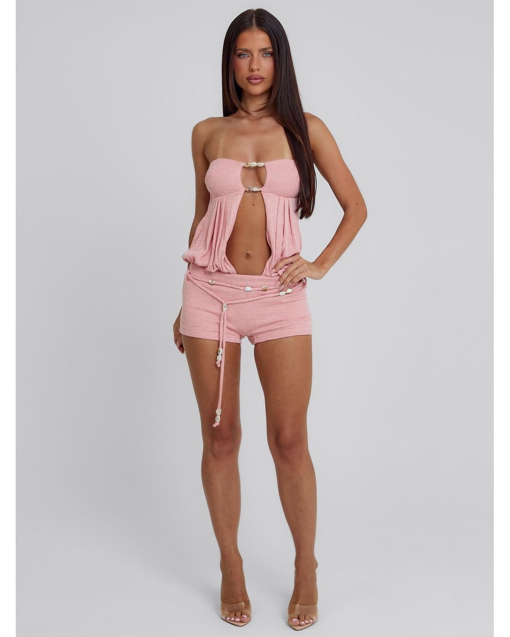 Outcast Pink Leila Playsuit