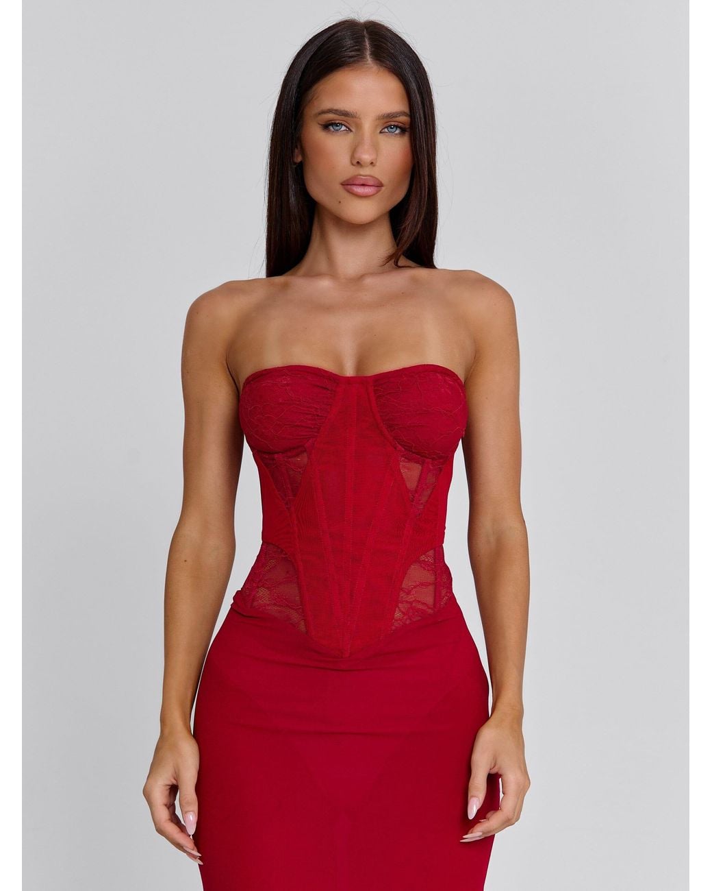 Outcast Red Alexiam Maxi Dress