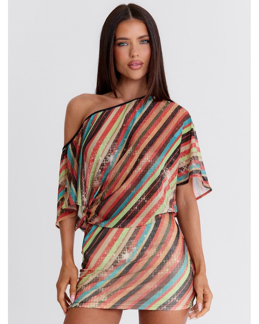 Outcast Multicolor Charlot Mini Dress Nancy
