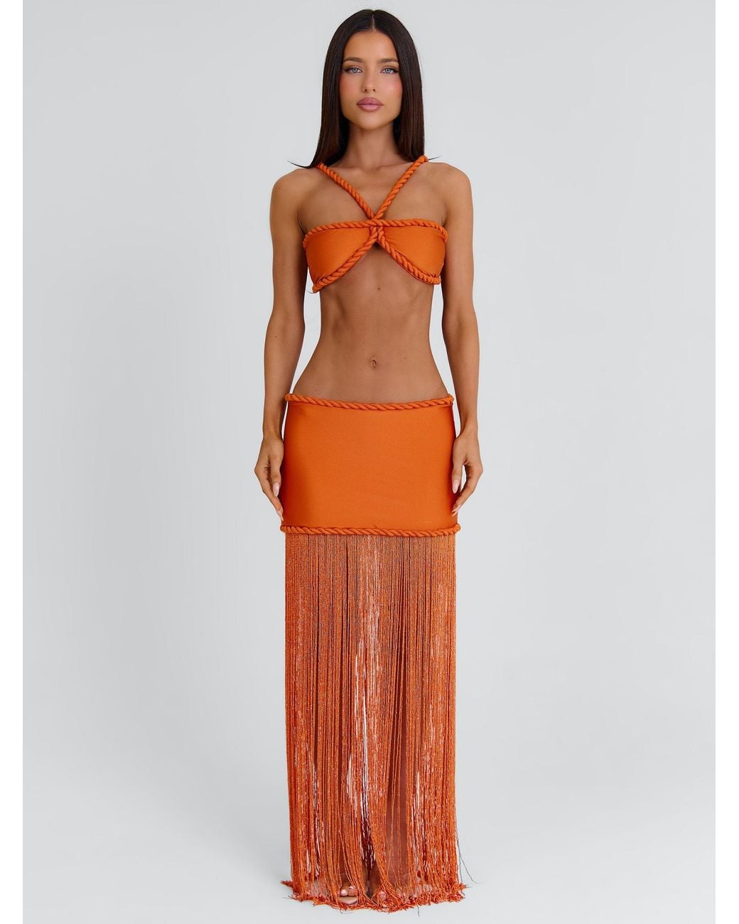 Outcast Orange Angeline Crop Top