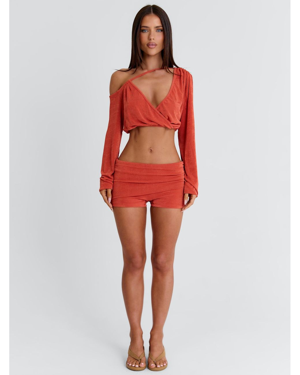 Outcast Red Briela Shorts