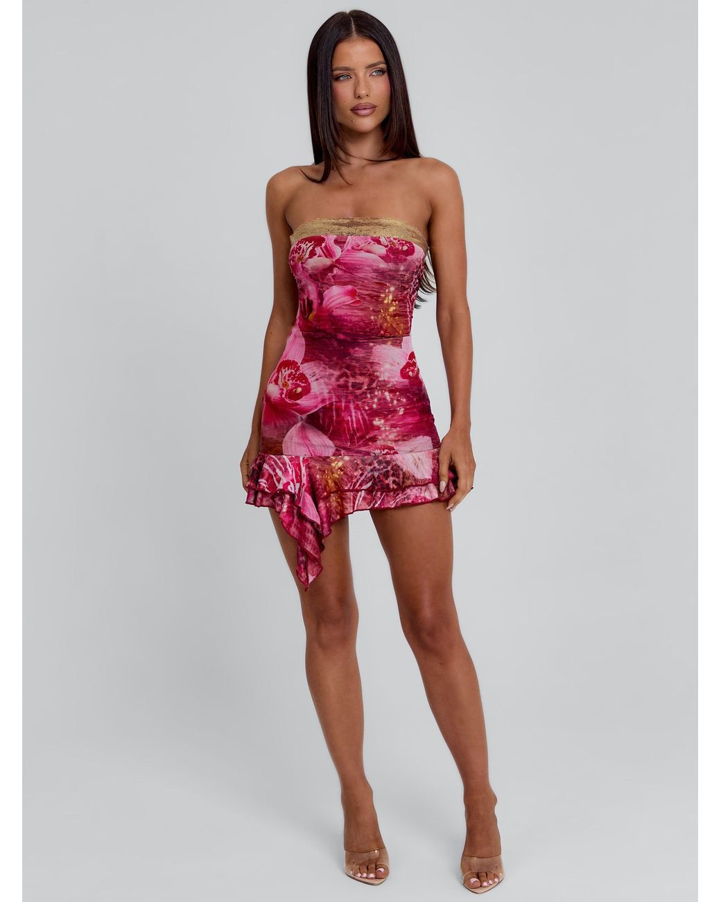Outcast Red Ivana Mini Dress Tenille
