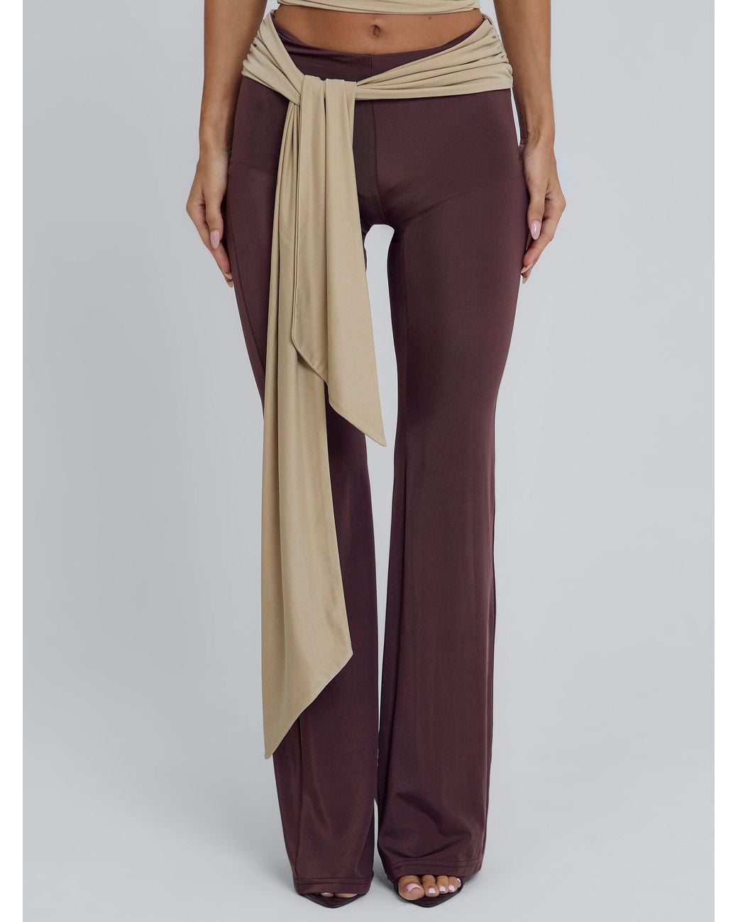 Outcast Brown Minna Pant Tan