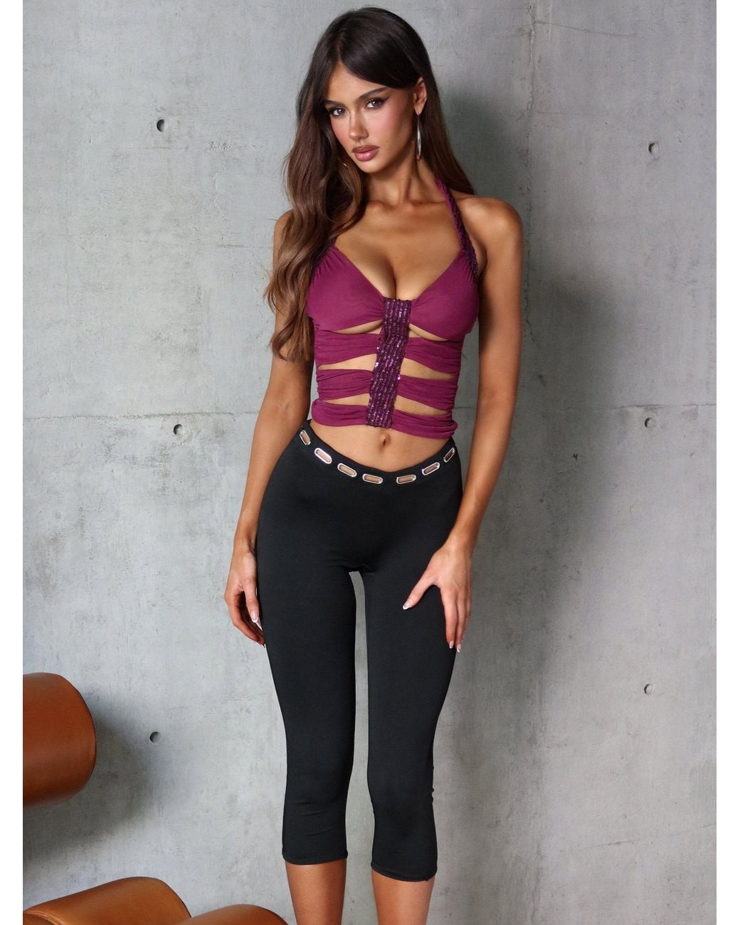 Outcast Black Azul Capri Pant