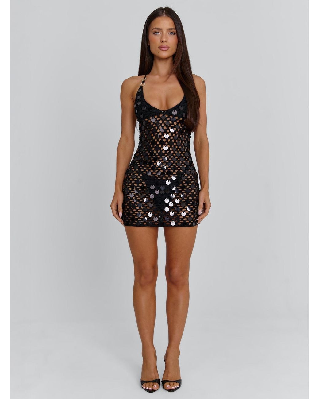 Outcast Brown Freya Mini Dress