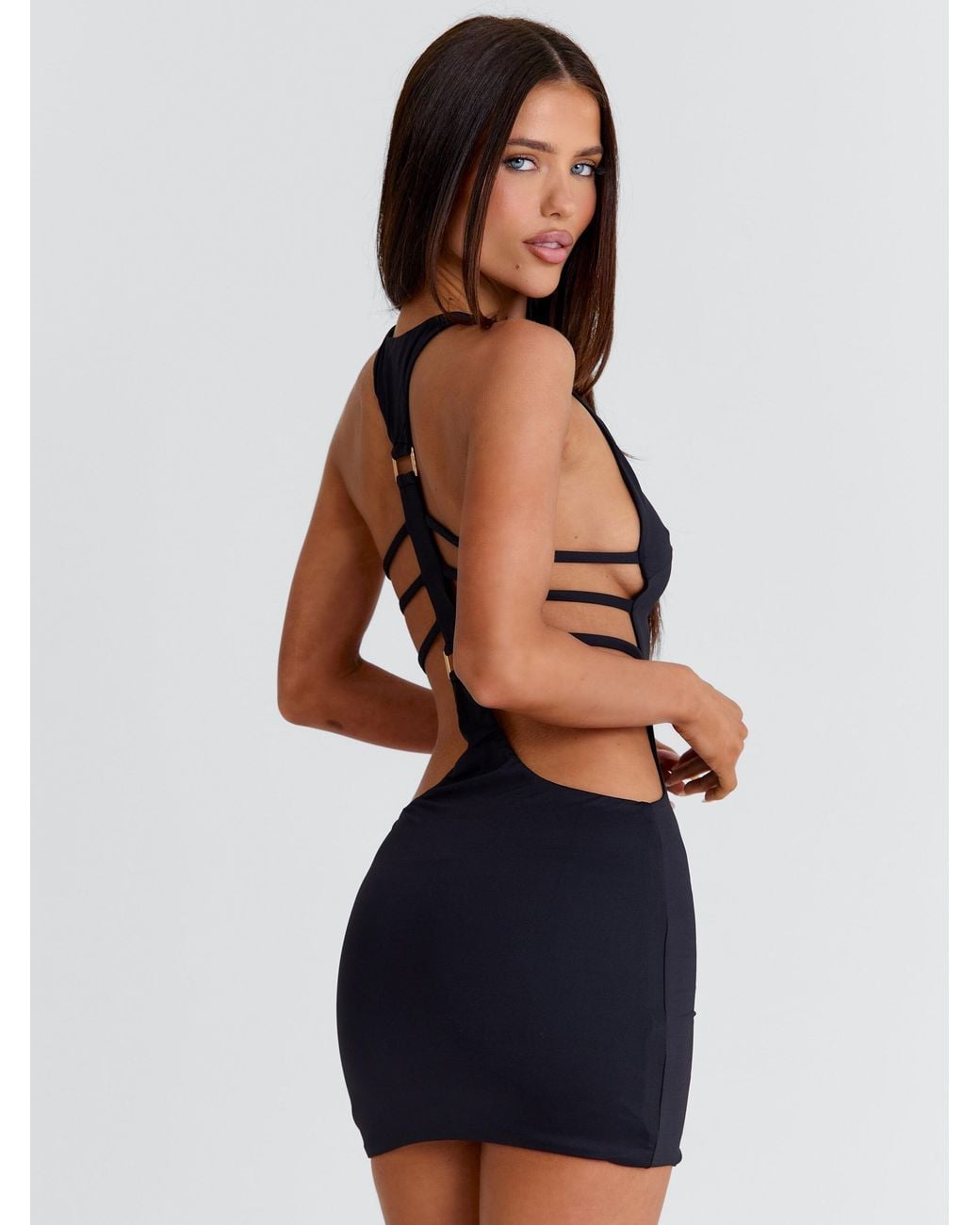 Outcast Blue Mylee Mini Dress