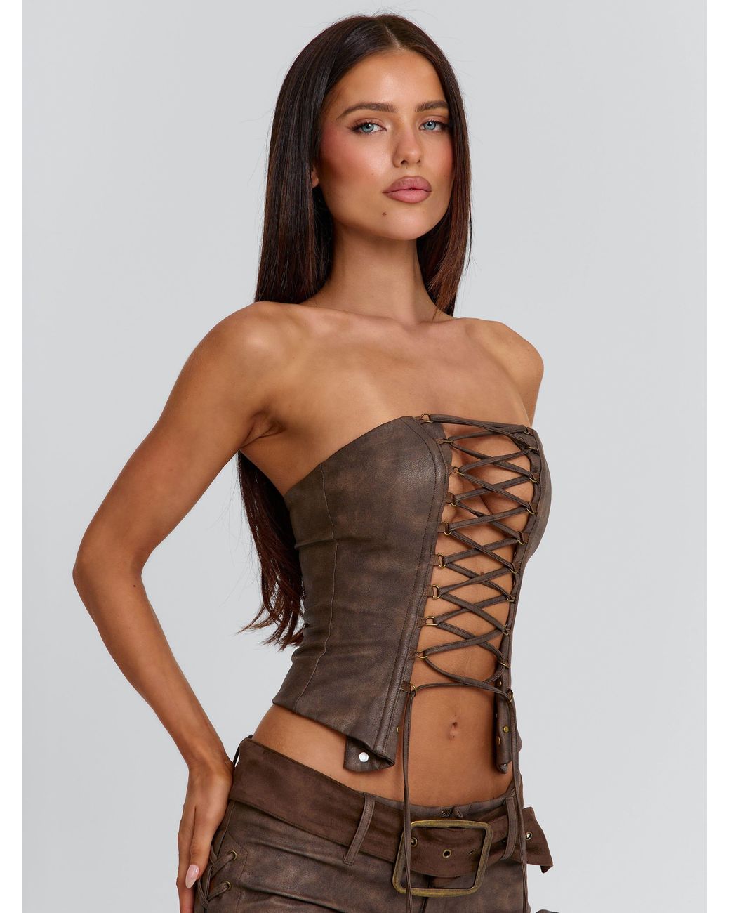 Outcast Gray Lunexa Top