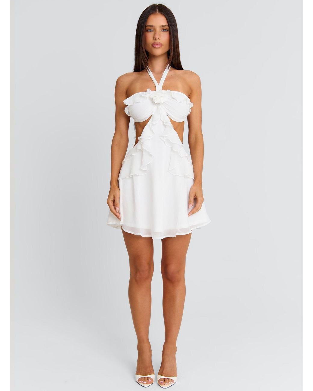 Outcast White Zadie Mini Dress