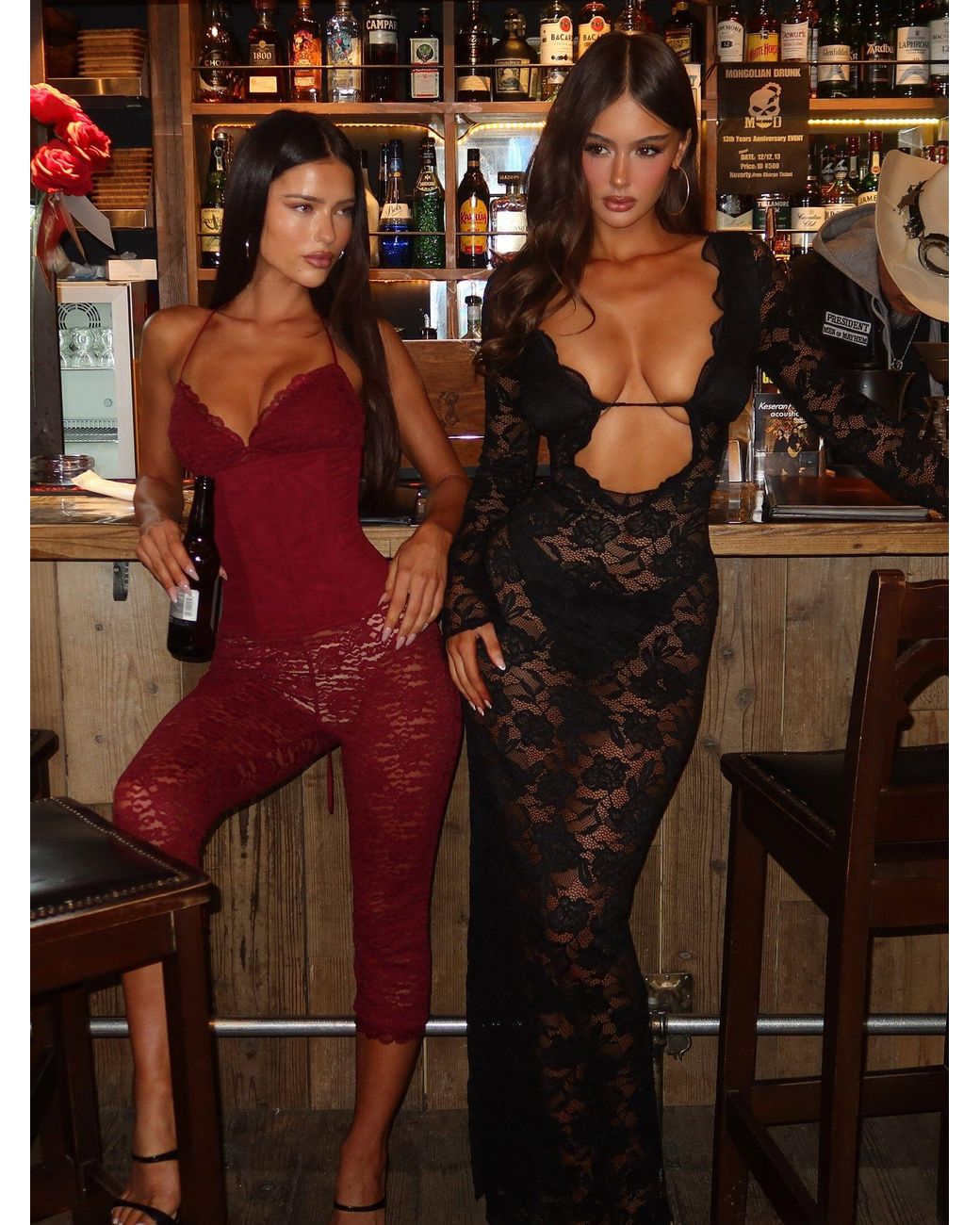 Outcast Brown Cendre Playsuit Burgundy
